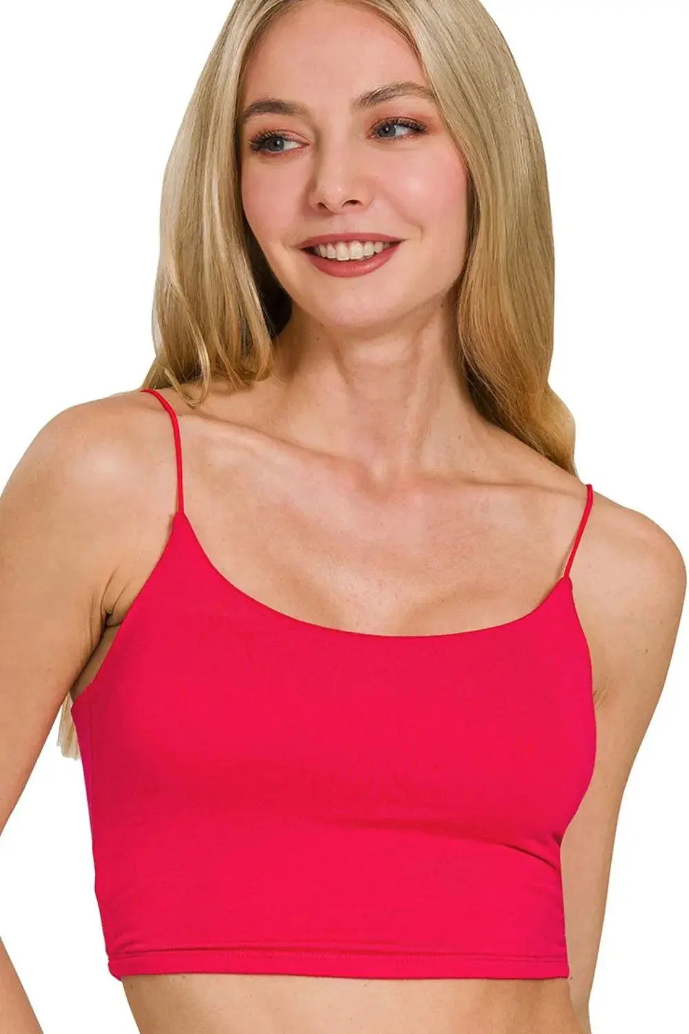 Bra Tank Top - Comfy & Supportive - Double Layer Cami