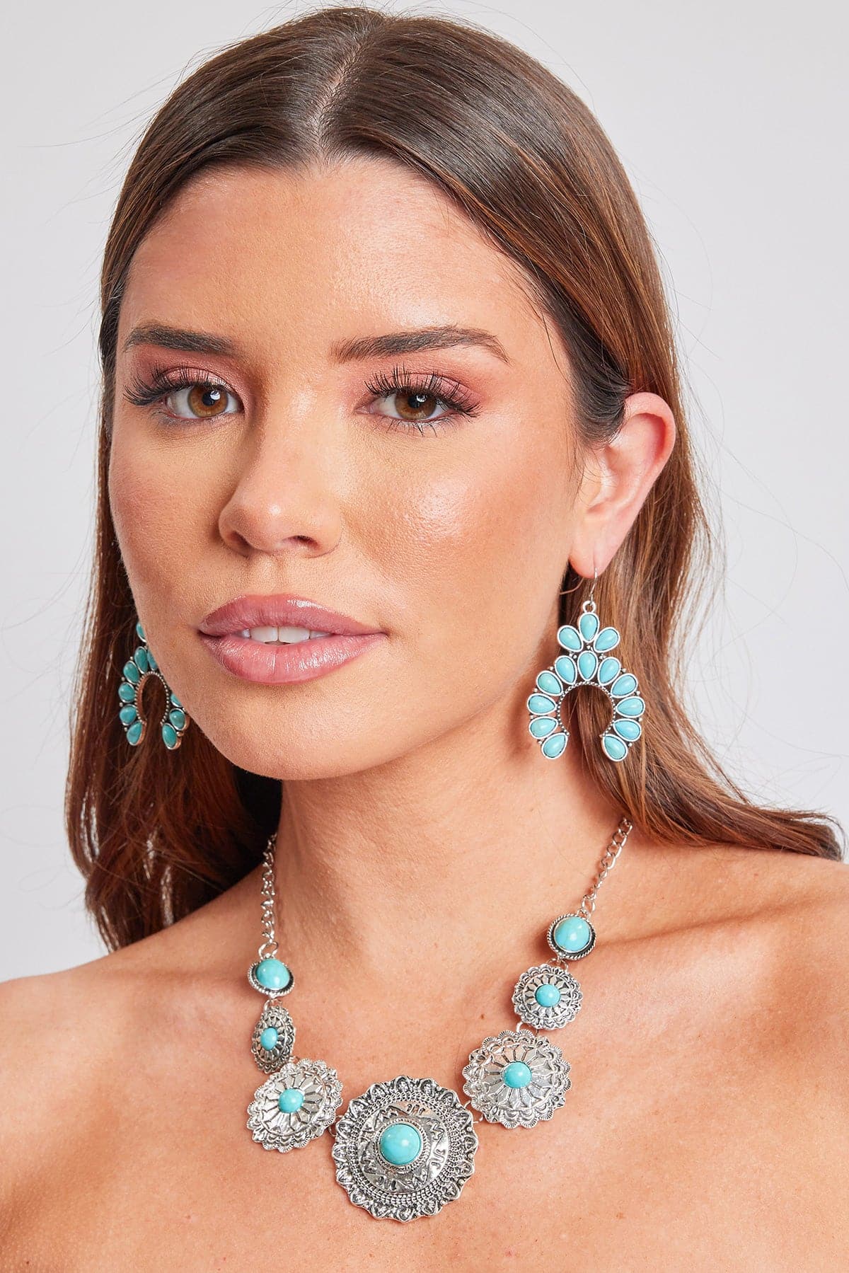 Turquoise Blossom Earring