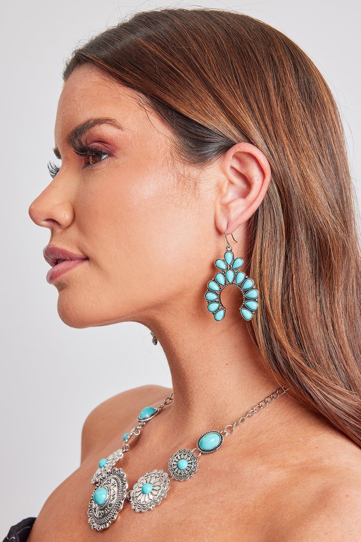 Turquoise Blossom Earring