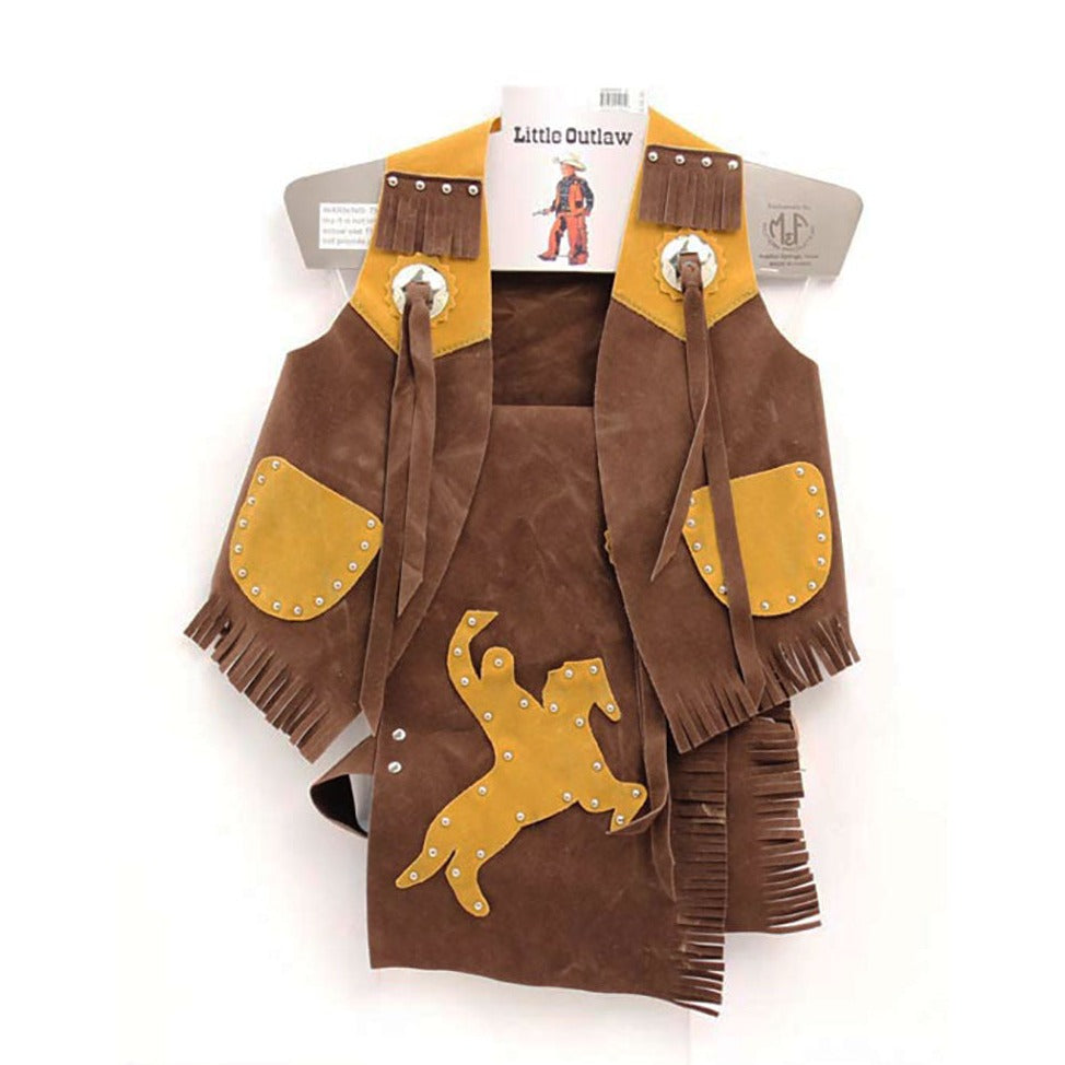 Cowboy Chaps & Vest Set