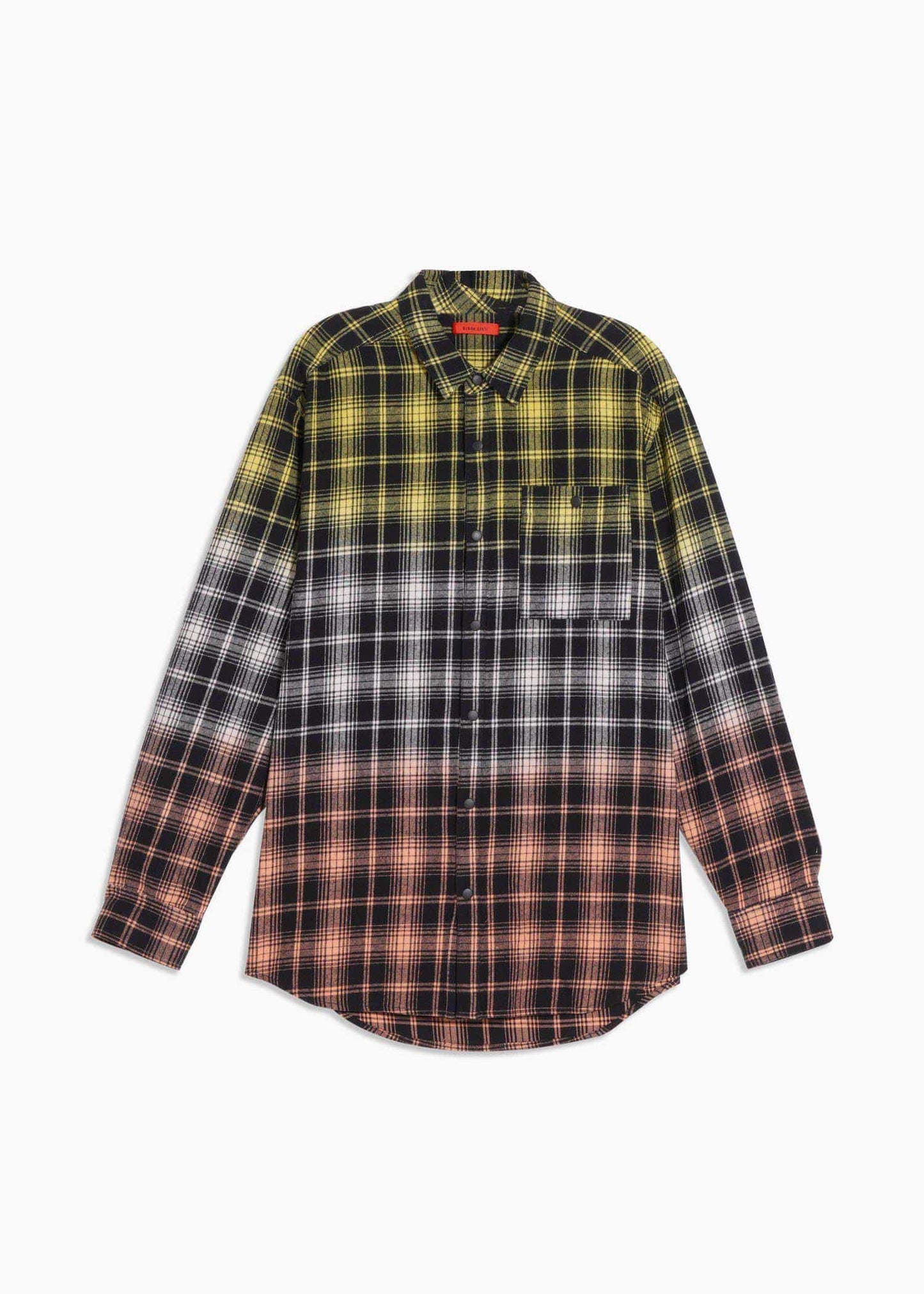 Konus Men's Double Dip Dyed Flannel shirt