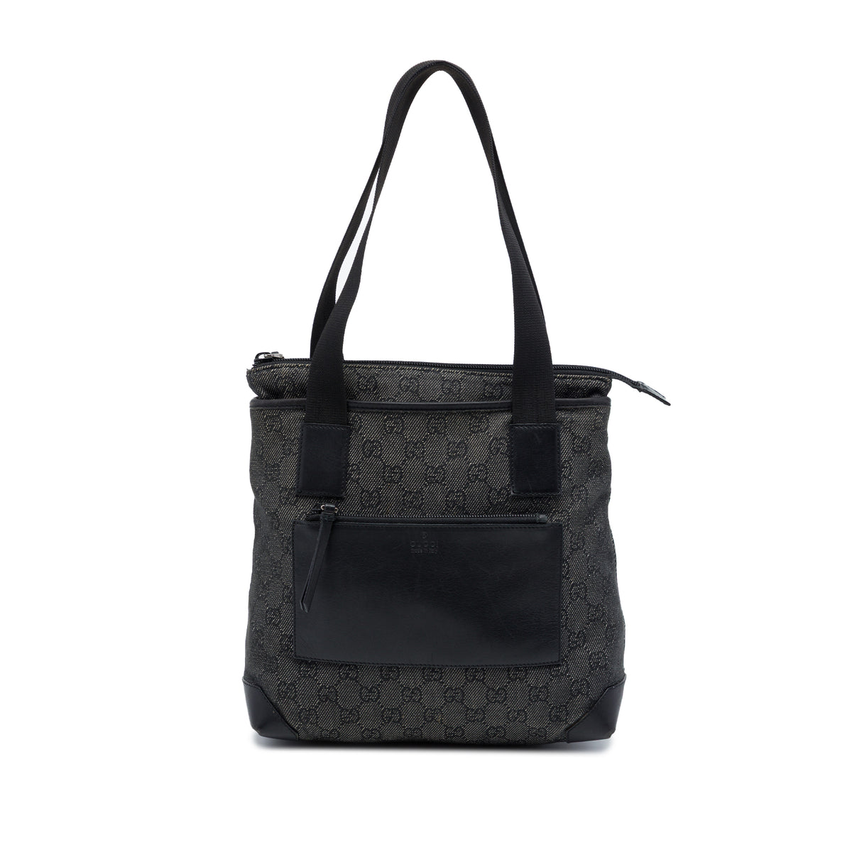 Denim Tote Bag Black (Pre-Owned)