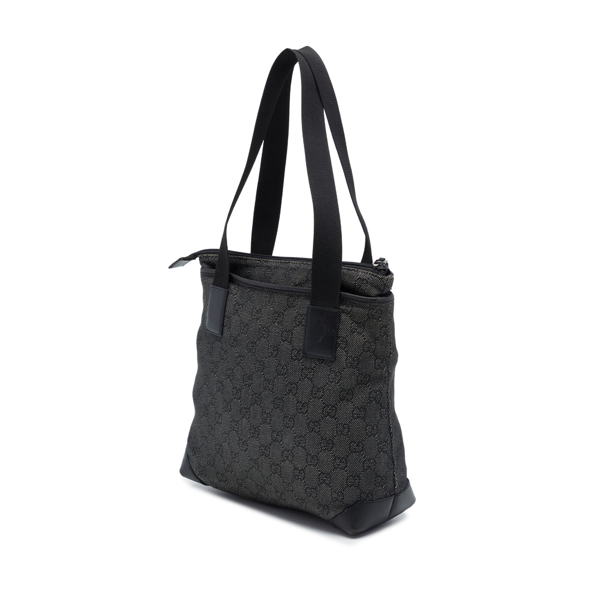 Denim Tote Bag Black (Pre-Owned)