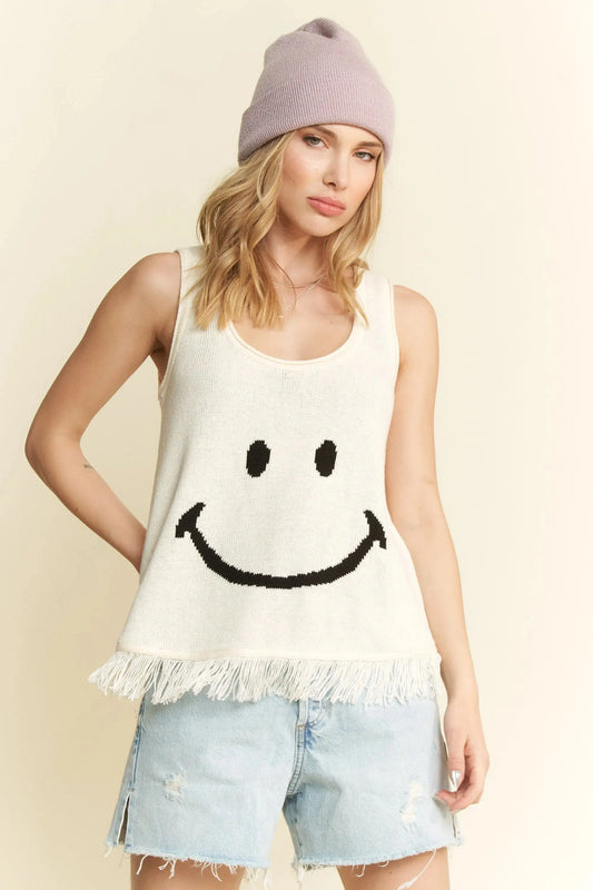 Plus Size Fringe Tank Top - Boho Chic Style