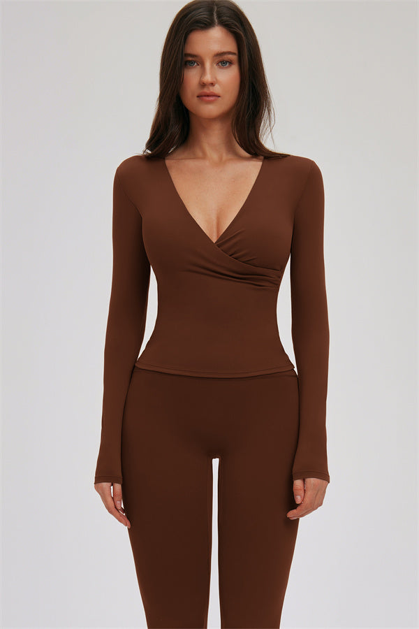 The Twirl Long Sleeve Capri Leggings 2-Piece Set