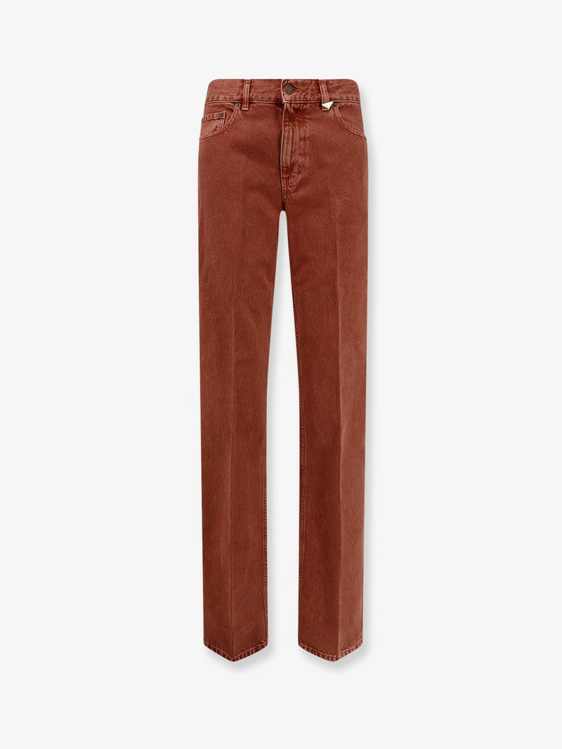Denim Trousers Orange