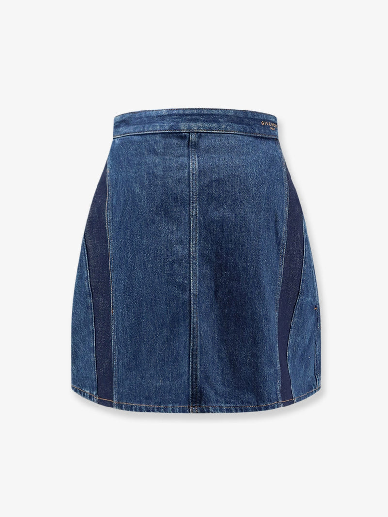 Mini Skirt Cocoon Denim Blue