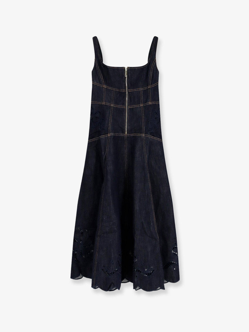 Dress Midi Denim Blue