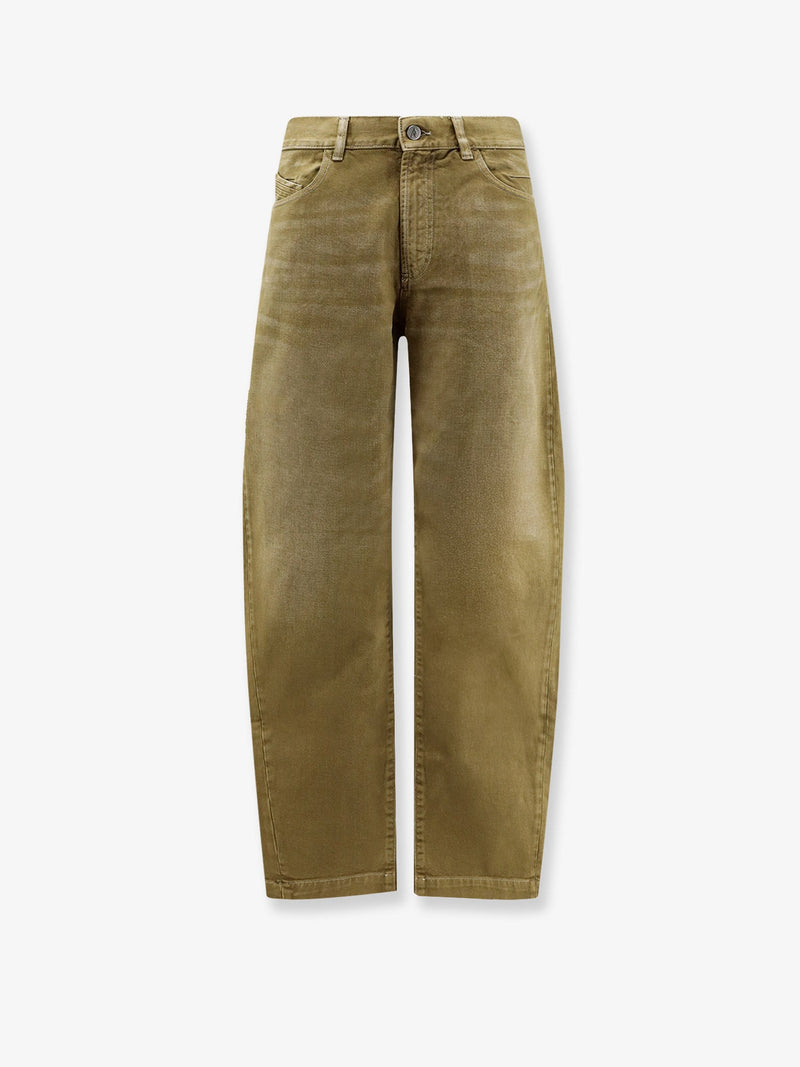 Denim Jeans Faded Green