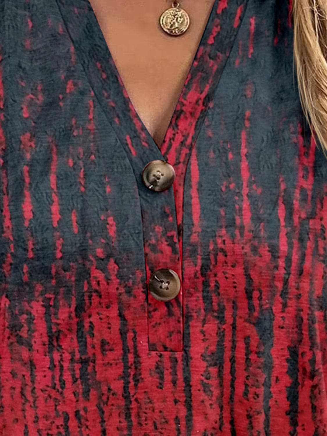 Blouse - Sheer Short Sleeve - Chic Style