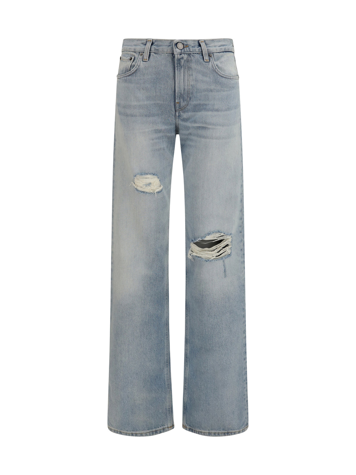 Straight-Leg Star Marfa Blue Jeans