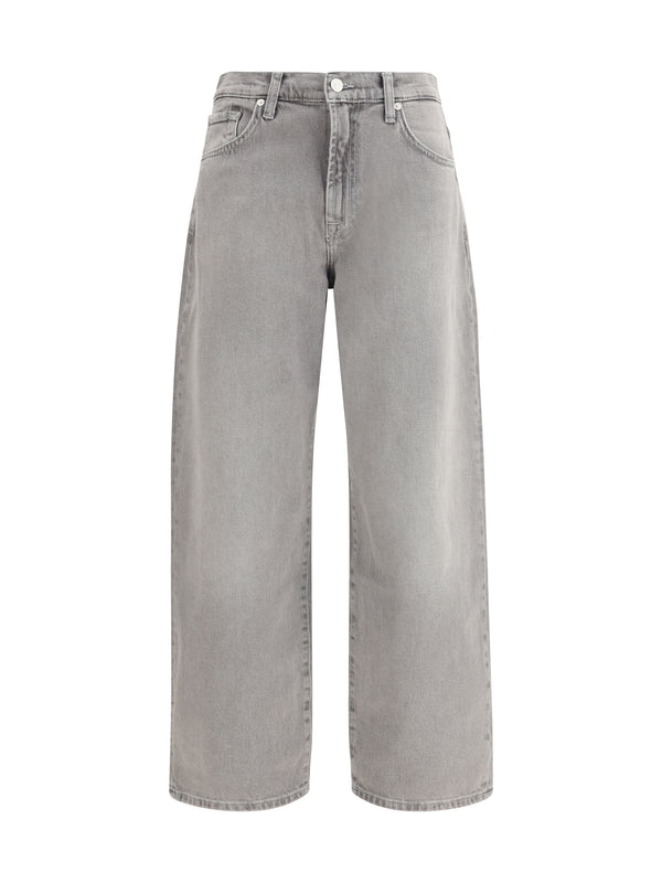 Bonnie Curvilinear Baggy Jeans in Steel