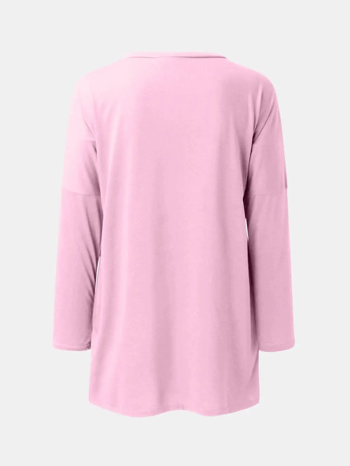 Trendsi Pocketed long sleeve tee - chic style