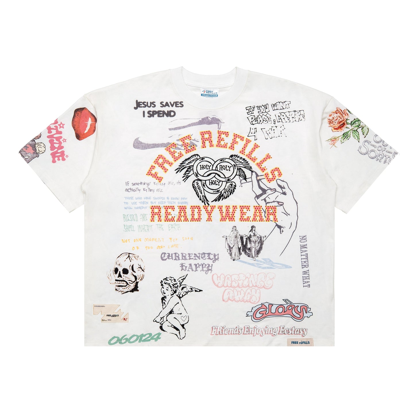 Graffiti Tee - Off White