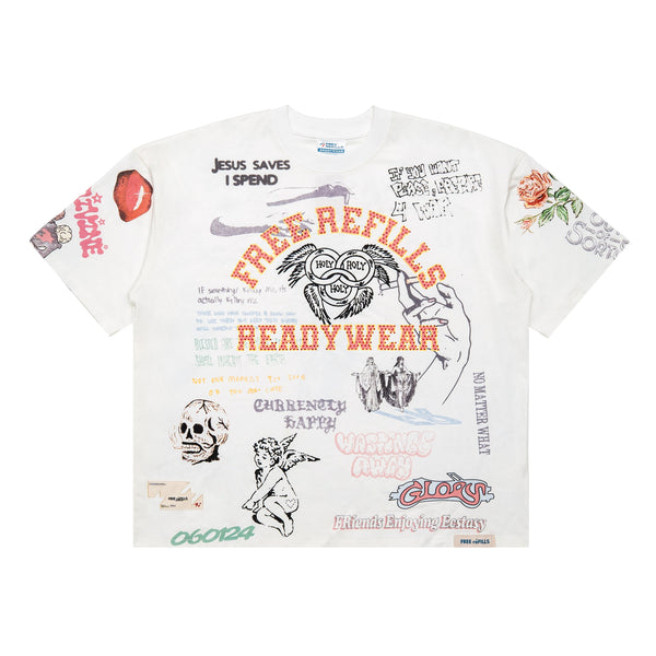 Graffiti Tee - Off White