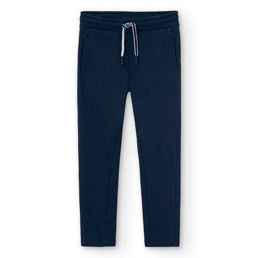 Boboli - Navy Fleece Slim Trousers