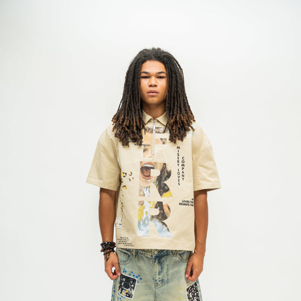 Property Quarter-Zip Shirt - Tan