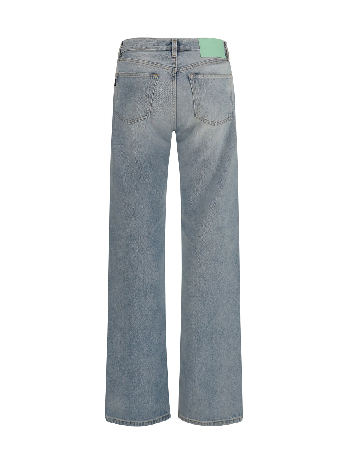Straight-Leg Star Marfa Blue Jeans