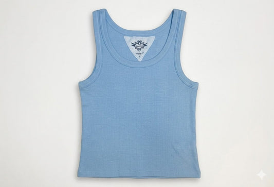 T2Love
Light blue ribbed tank
