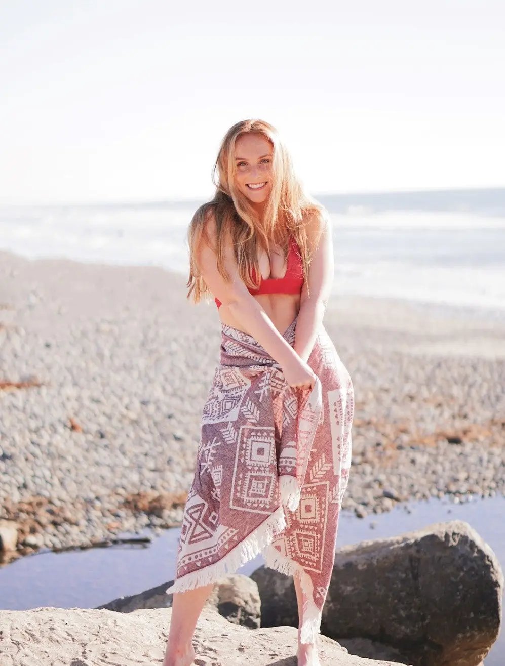 Turkish Bath Towel - 100% Natural Cotton - Eye Pattern