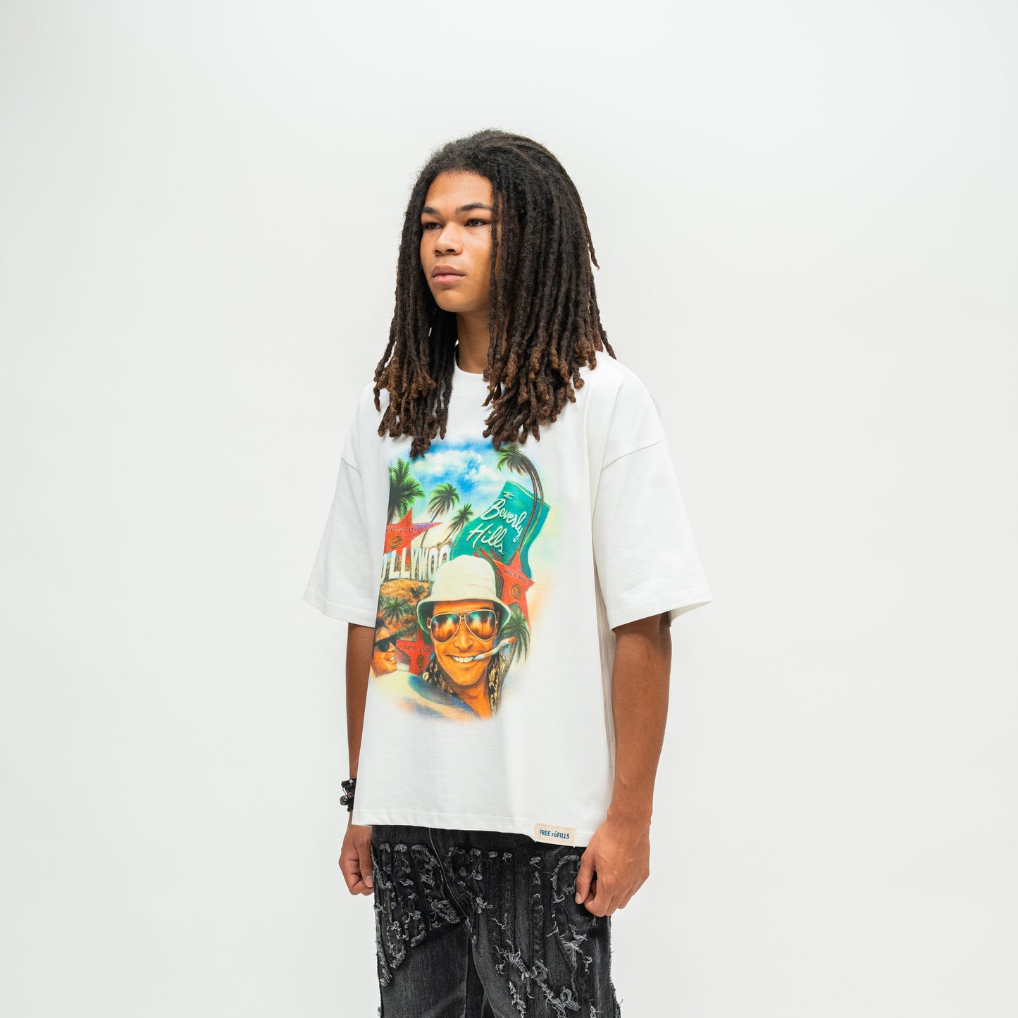 Free and Loathing Tee - White