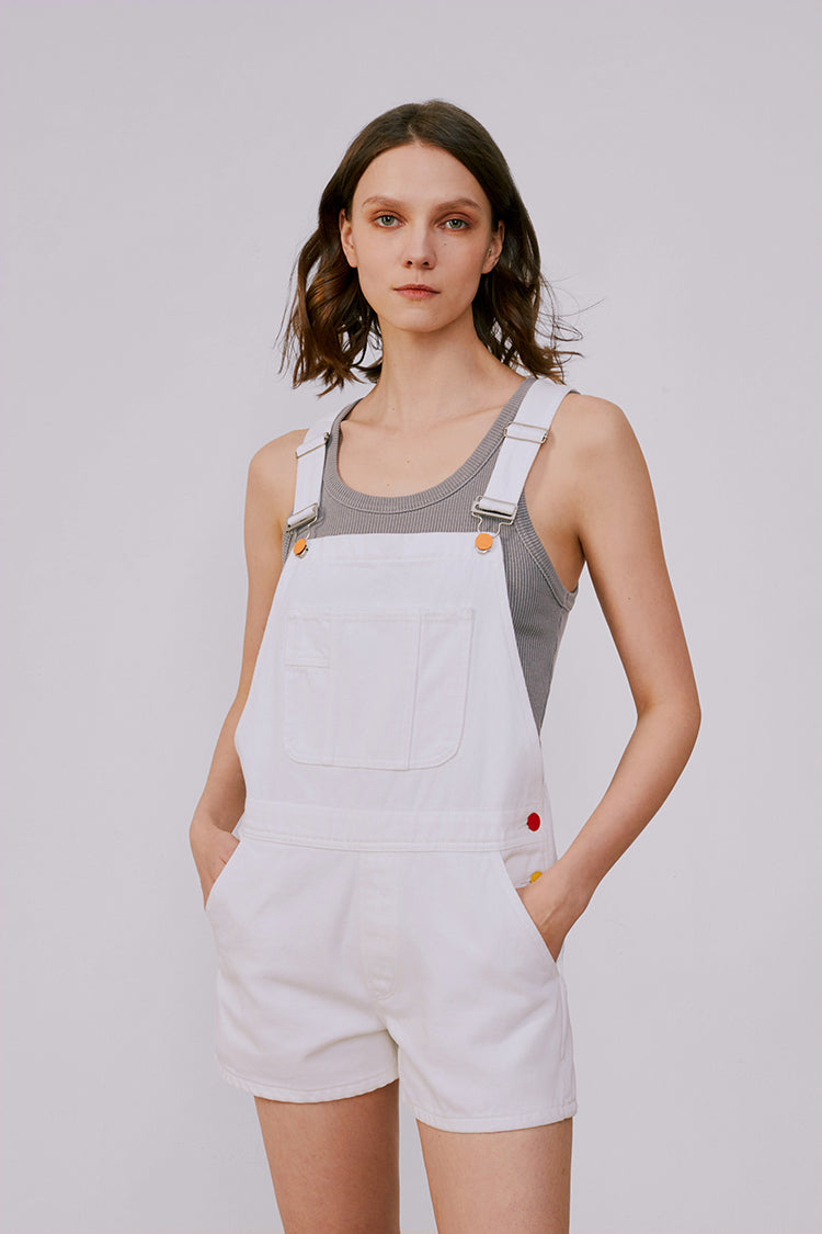 Rainbow Overall Shorts HJ109