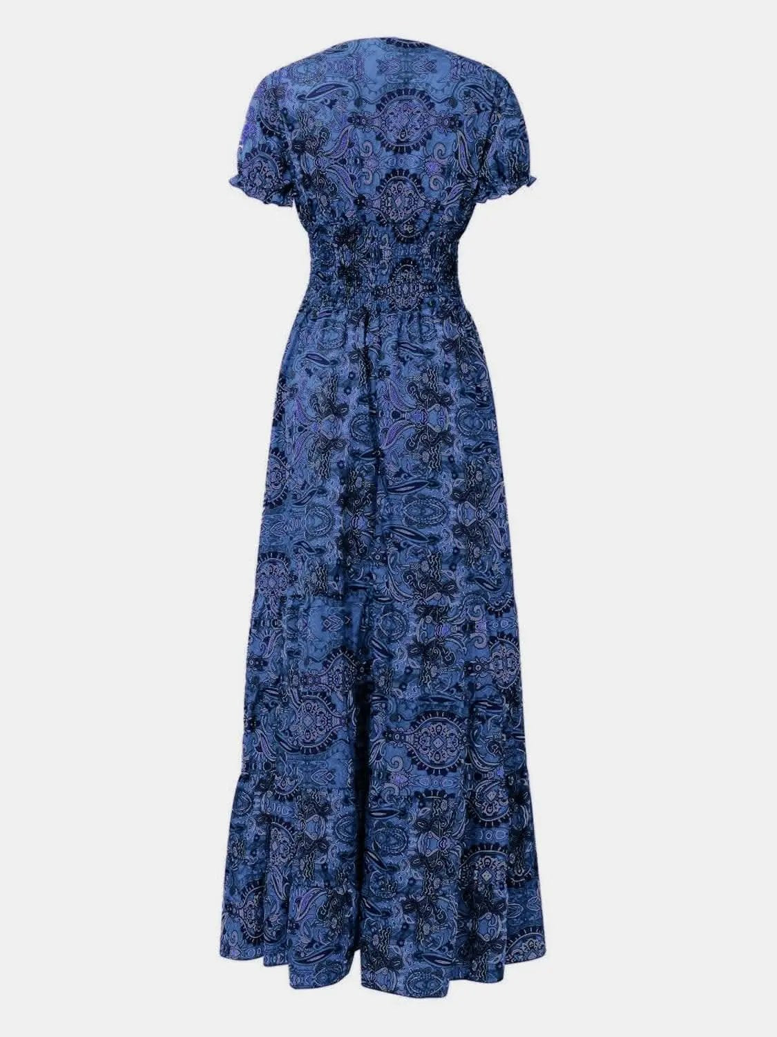 Trendsi Chic smocked v-neck dress