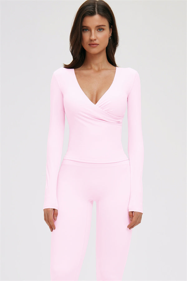 The Twirl Long Sleeve Capri Leggings 2-Piece Set