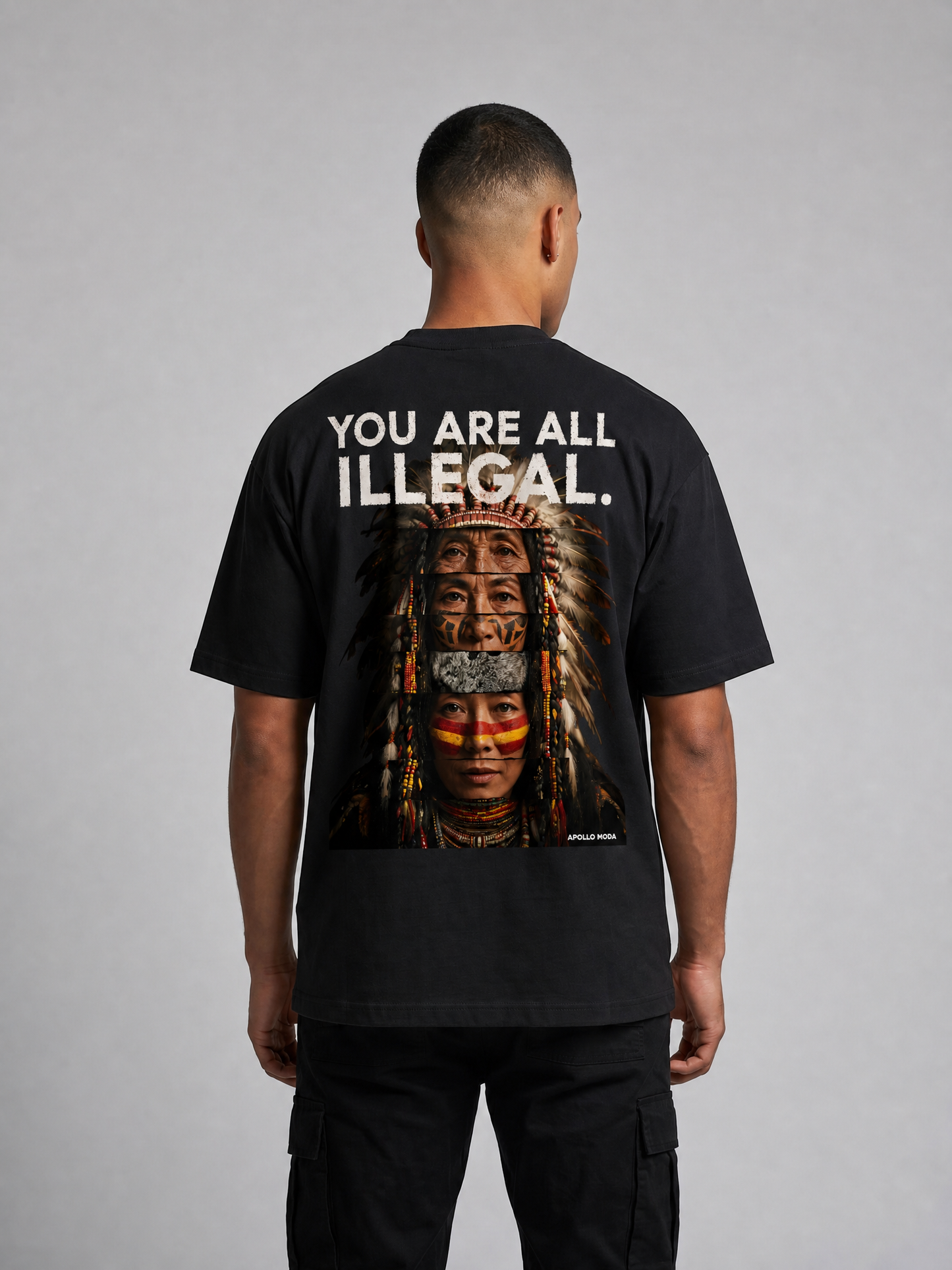 'You Are All Illegal' Oversized Heavyweight Graphic Tee