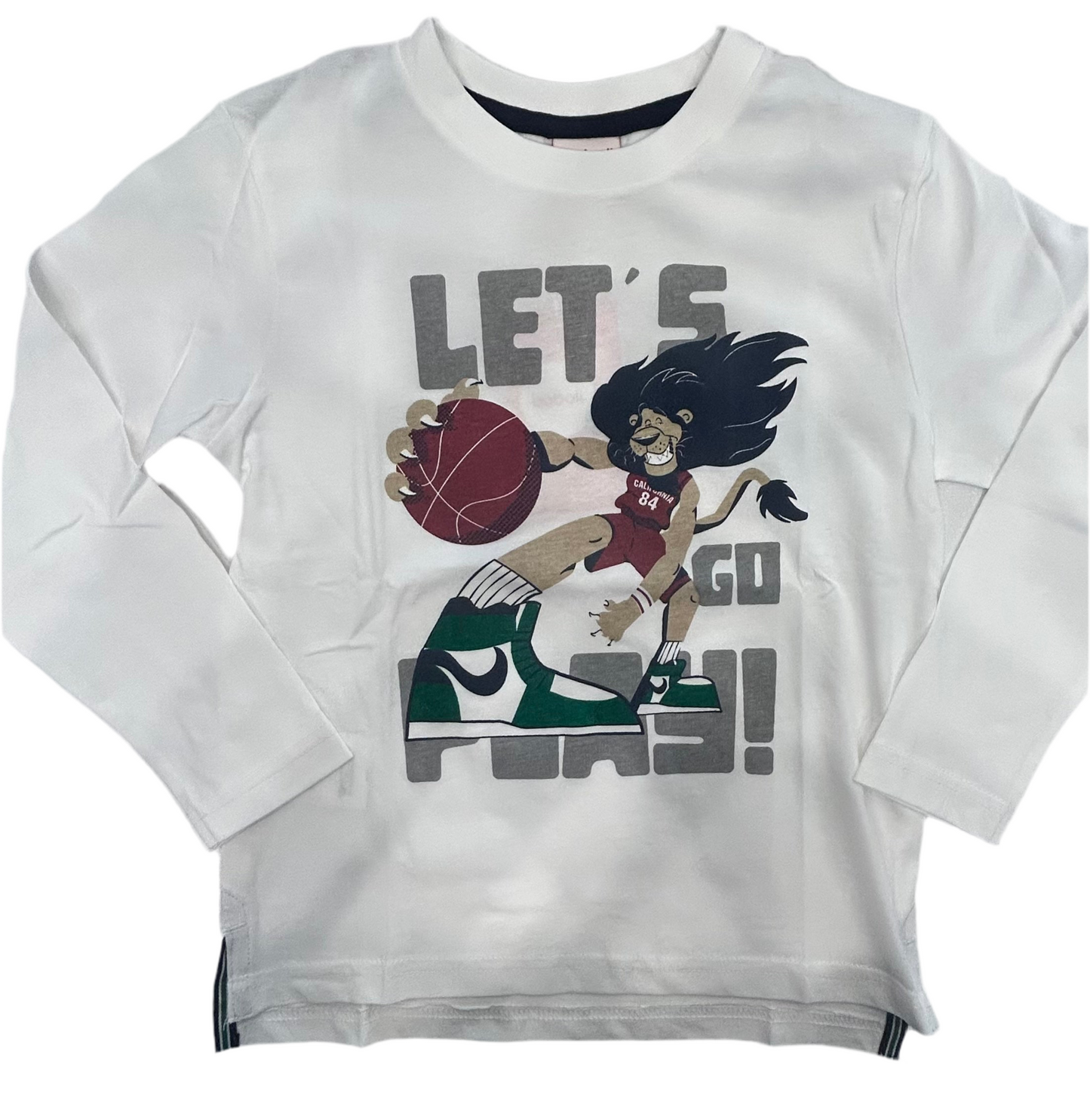 Boboli - Let’s Go Play Lion Basketball Shirt