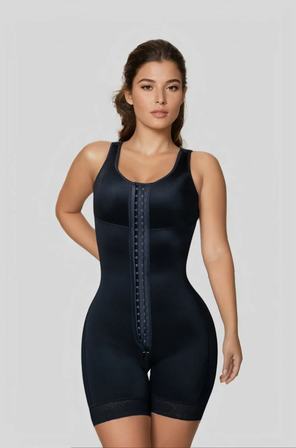 Front Hook & Eye Full Bodysuit