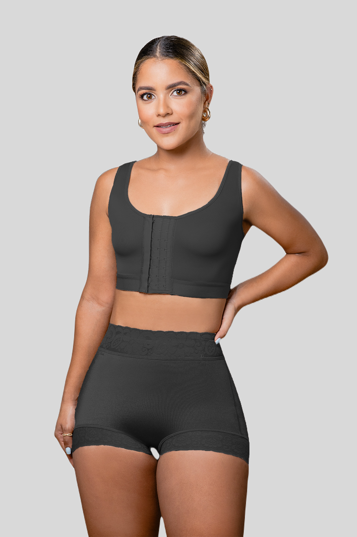 Lace Trim Shapewear Boyshort