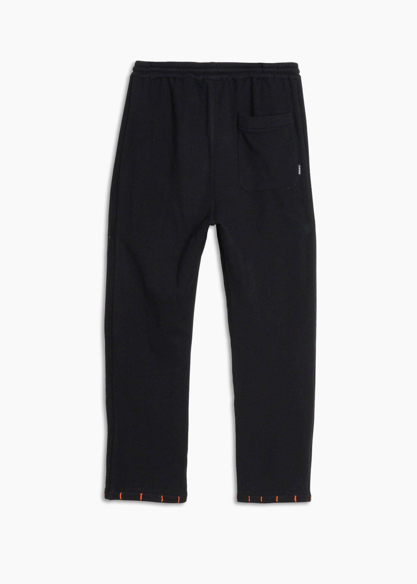 Konus Men's Wide Leg Sweatpants in Black
