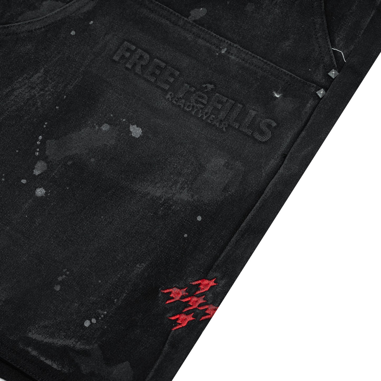 Service Grunge Carpenter Shorts - Black