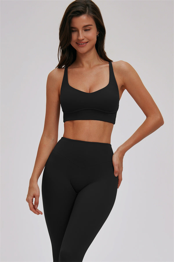 The Kinetic Cross Back Sports Bra