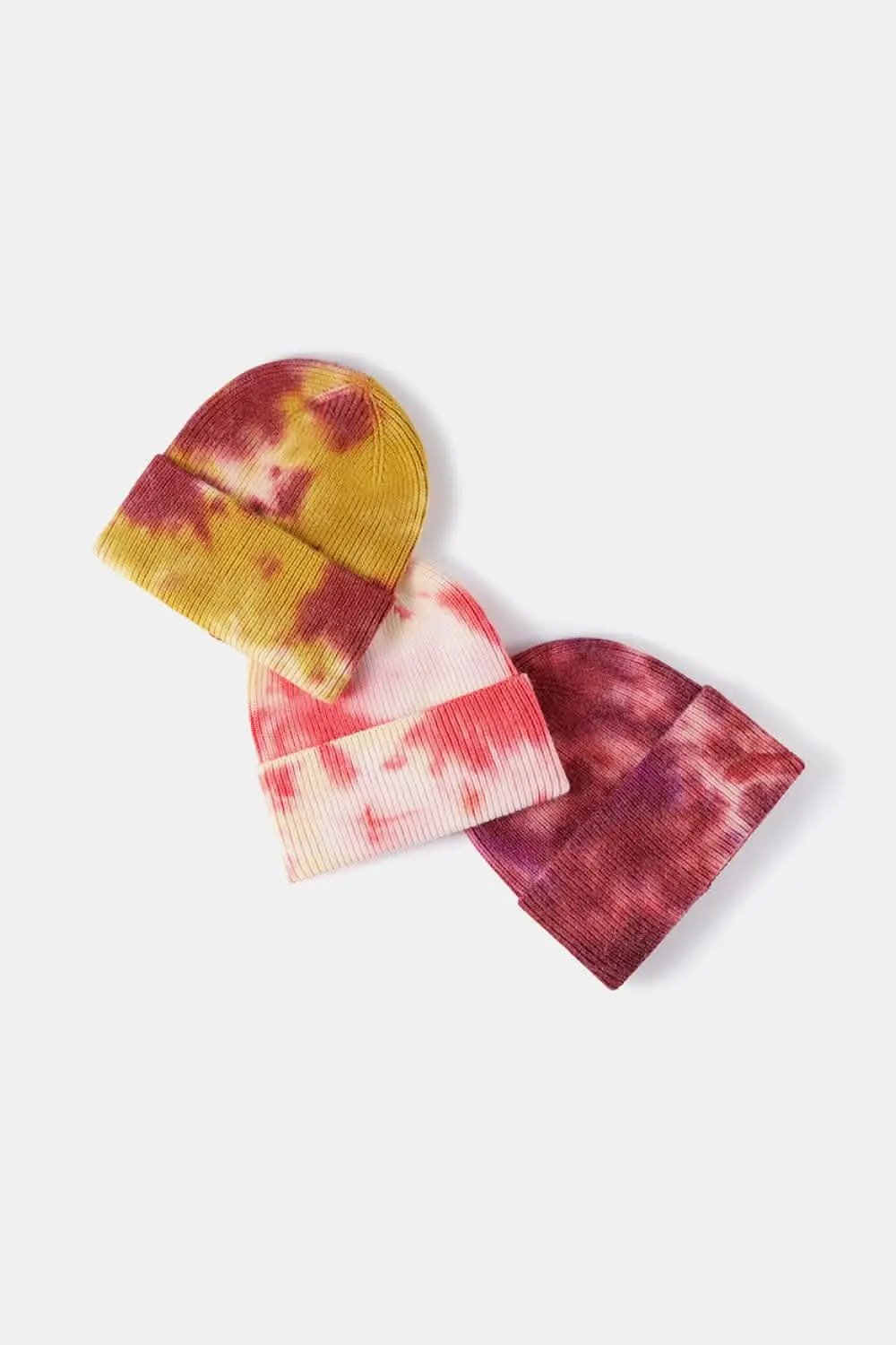 Beanie Hat - Colorful Tie-Dye - Knit