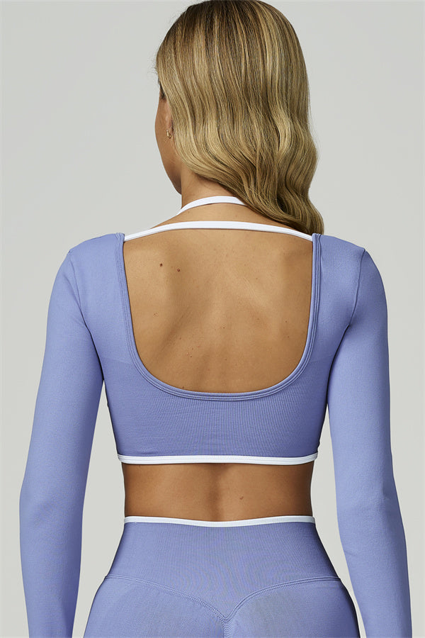 The Prime Line Long Sleeve Crop Top