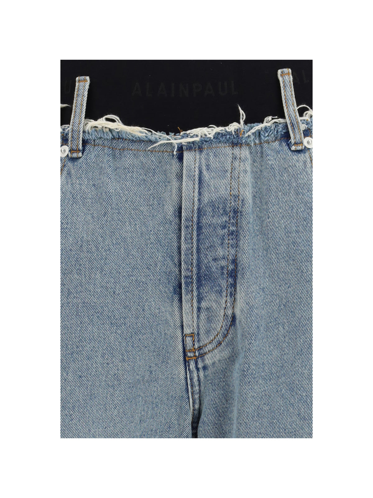 High-Waisted Jeans Blue Wash
