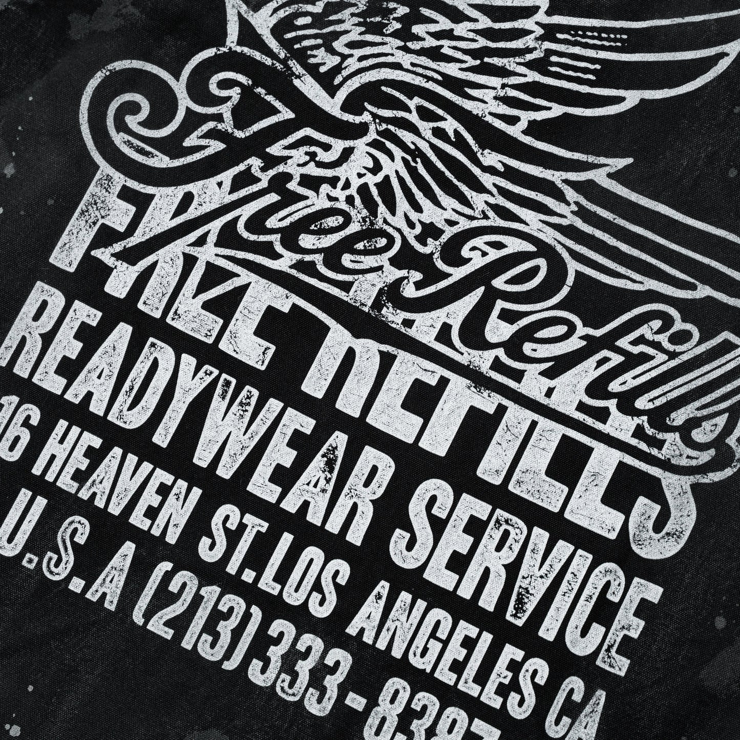 Service Grunge Vest Jacket - Black