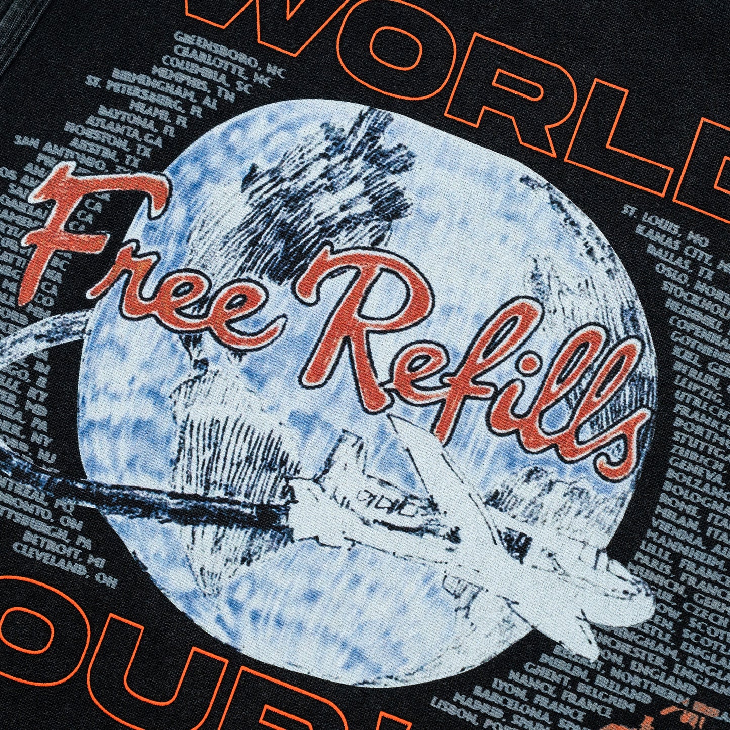 World Cut-Off Tee - Black