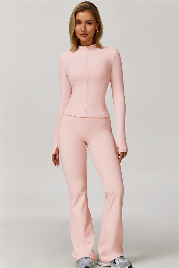 The Refresh Jacket Flared Leggings 2-Piece Set
