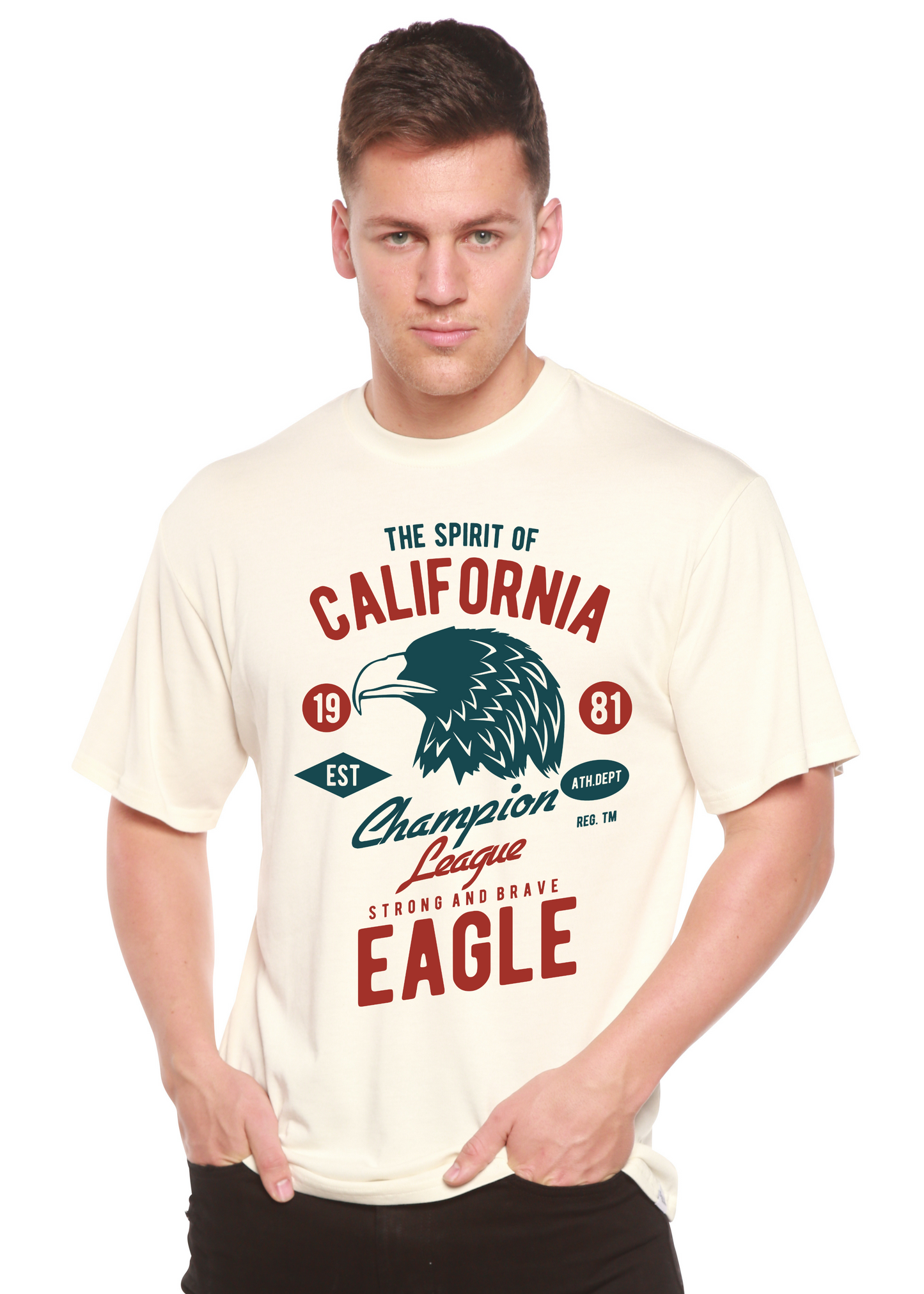 The Spirit of Spun Bamboo® Men's Bamboo Viscose/Organic Cotton Short Sleeve Graphic T-Shirt