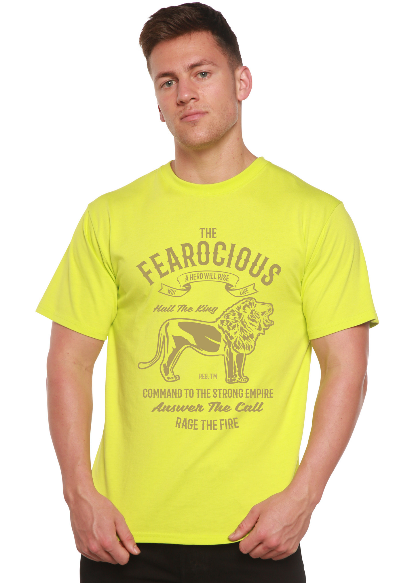The Fearocious Spun Bamboo® Men's Bamboo Viscose/Organic Cotton Short Sleeve Graphic T-Shirt