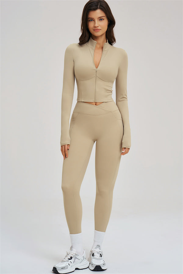 The Sizzle Zip Jacket Leggings 2-Piece Set