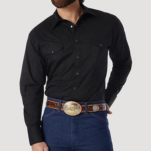 Black Pearl Snap | Wrangler Mens