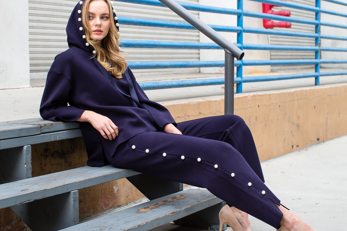 Farrah French Scuba Pearl Pant - Bundle 2