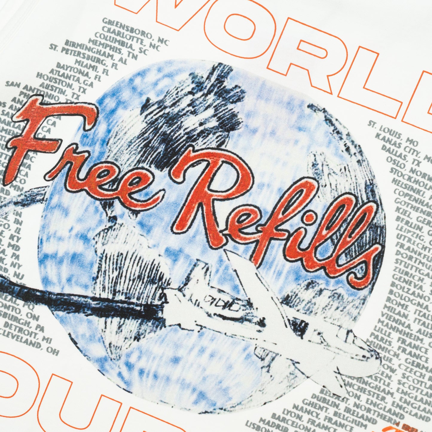World Cut-Off Tee - White
