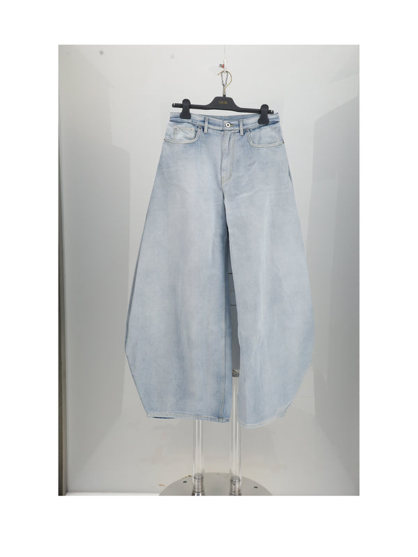 Baggy Denim Jeans Grey