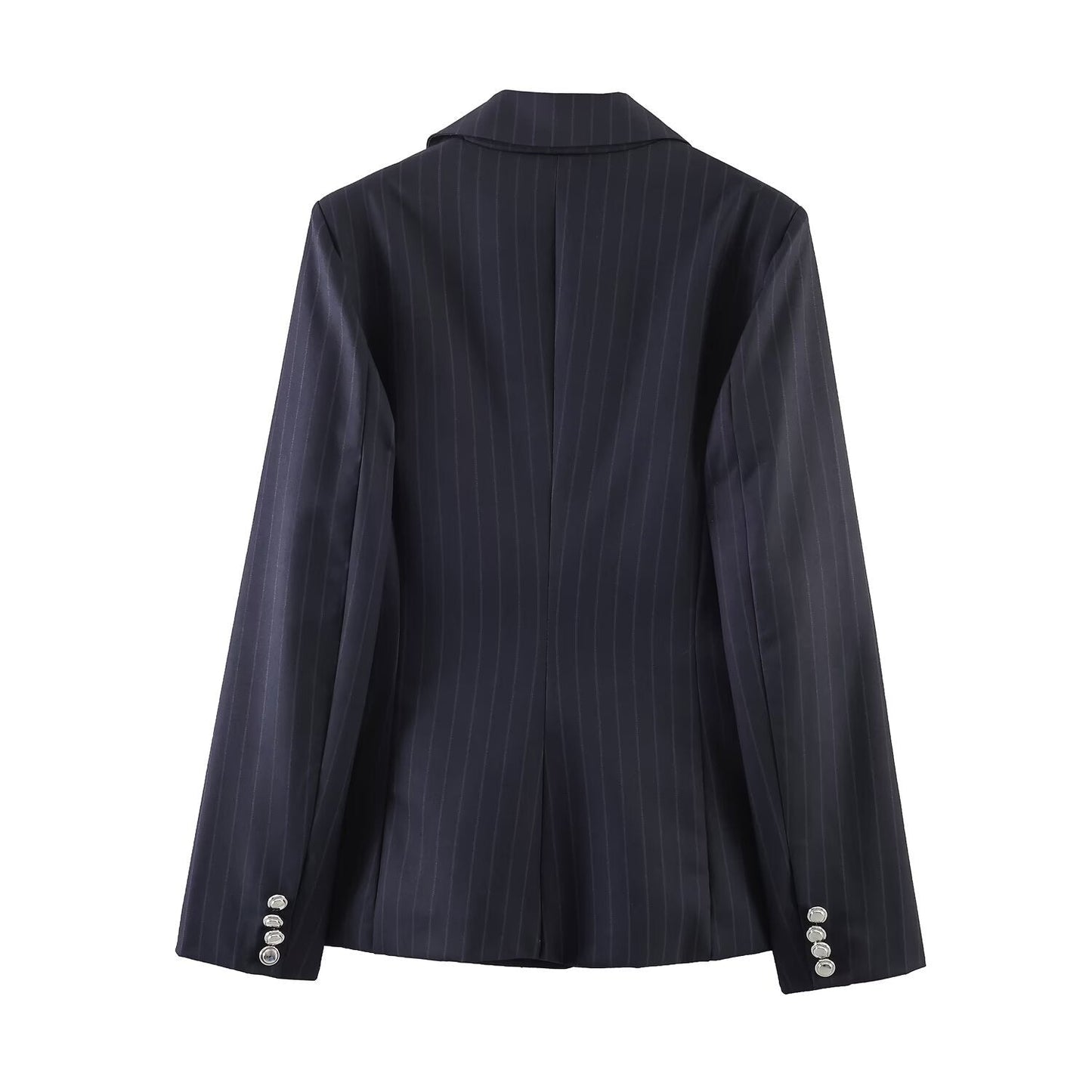 Women's Jacket Dark Navy Pinstripe BYMANYC ® New York WALL STREET PINSTRIPE TAILORED BLAZER - New Collection