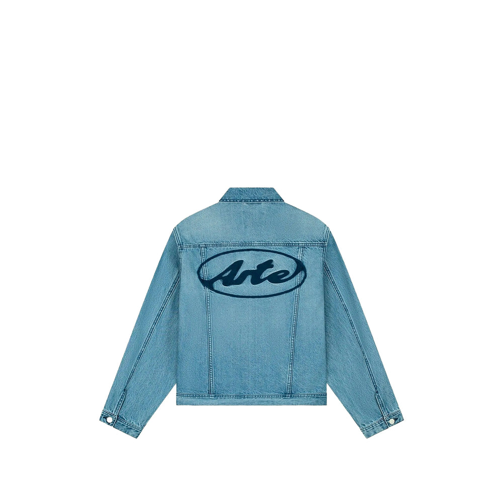 Arte Antwerp Denim Jacket Blue, view 3